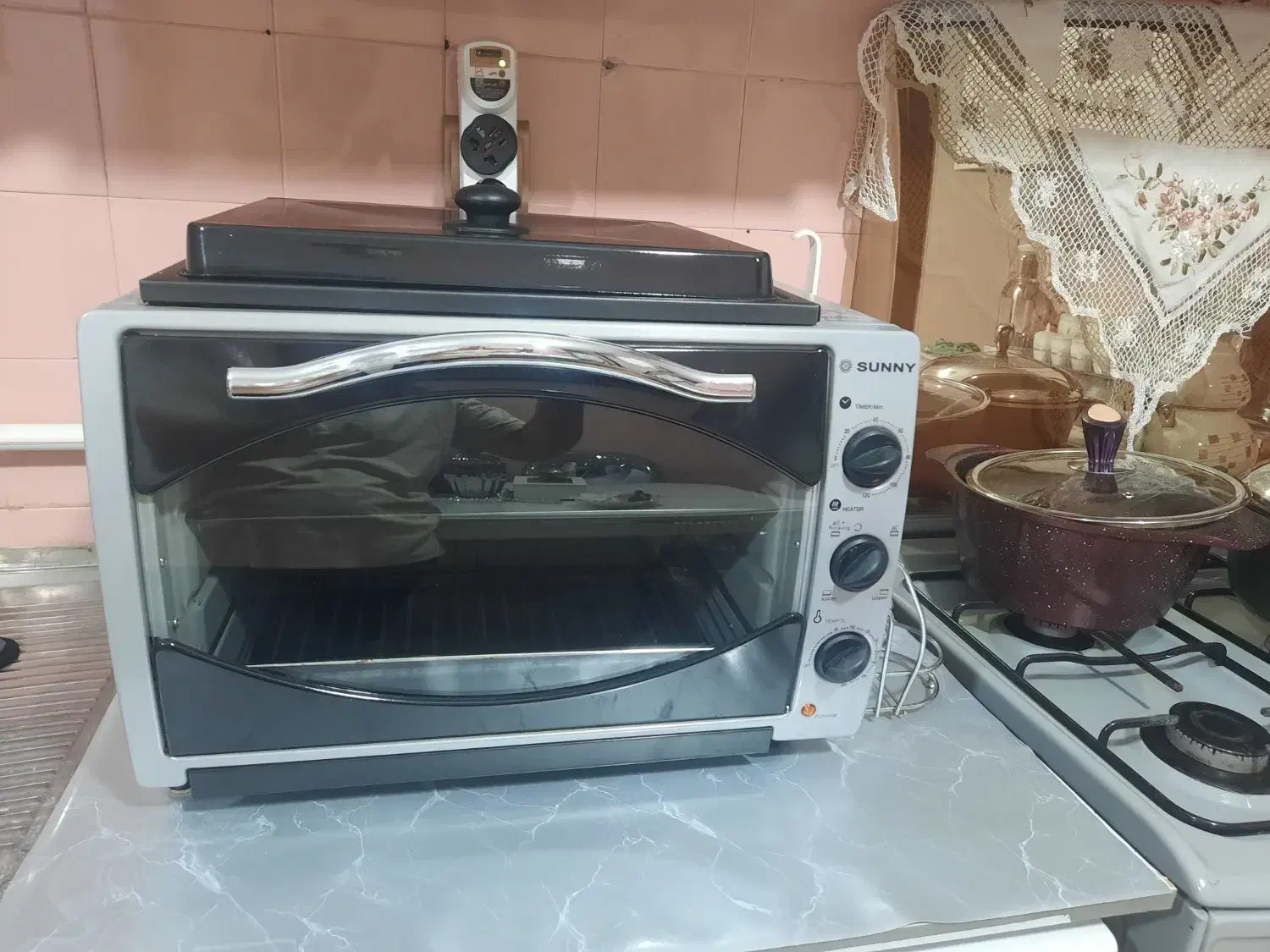 آون توستر  sunny|اجاق گاز و لوازم برقی پخت‌وپز|شاهین‌شهر, شهرک سایت|دیوار