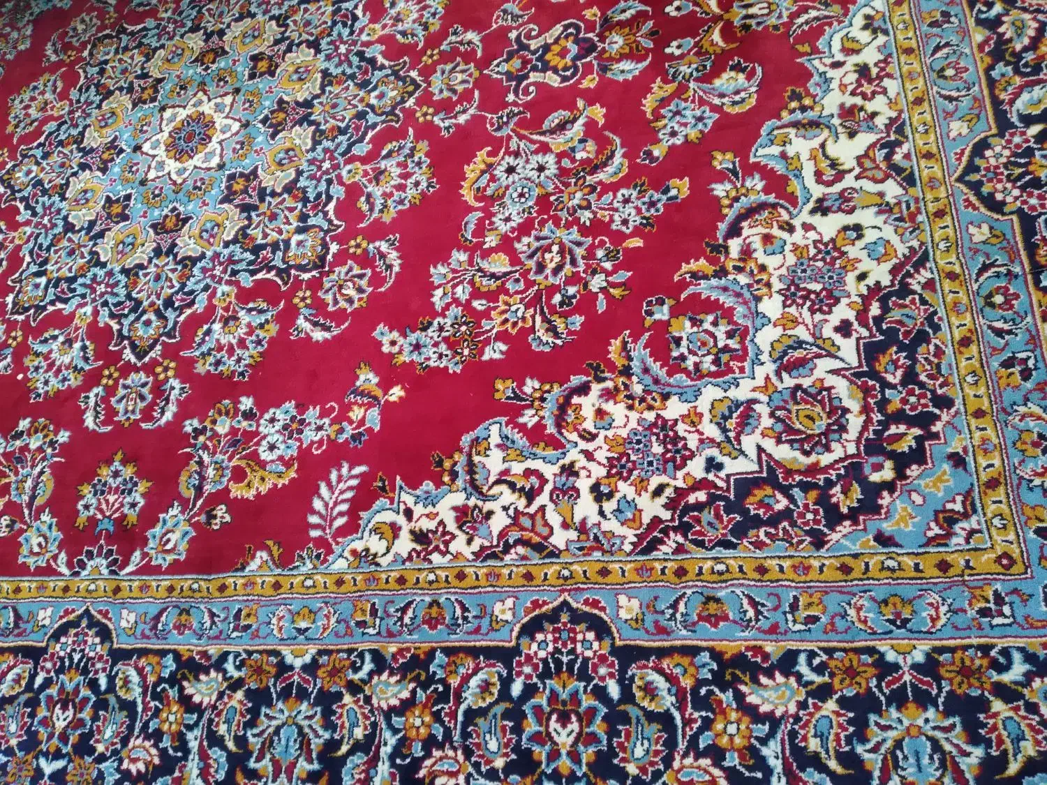 دوعدد فرش|فرش|نورآباد, |دیوار