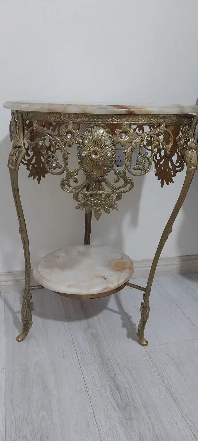 میز خاطره ی برنز و سنگ مرمر|میز تلفن|تبریز, |دیوار