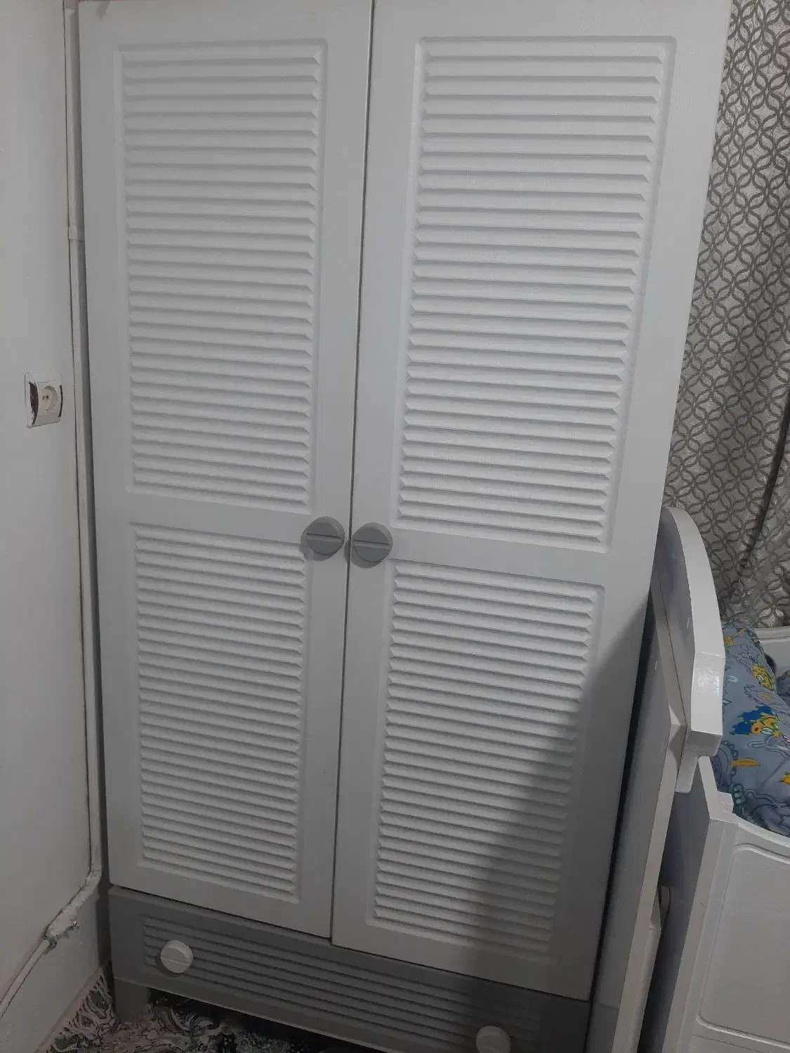 سرویس خواب وکمدلباس بچه تخت 4کاره روتختی وکیسه خاب|تخت و سرویس خواب|مشهد, رده|دیوار