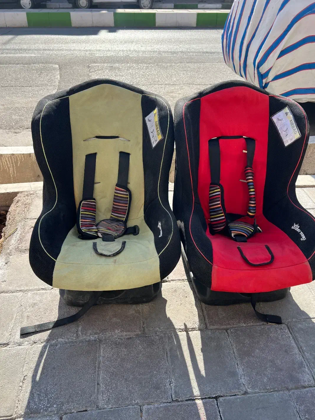 صندلی ماشین کودک دو عدد در حد نو|اسباب و اثاث بچه|قیامدشت - خاورشهر, |دیوار