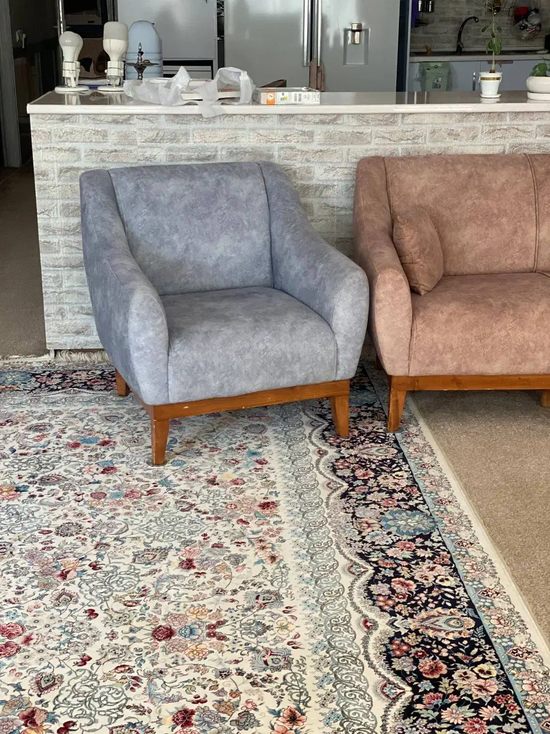 مبل ۷ نفره راحتی درجه یک|مبلمان خانگی و میز عسلی|جوانرود, |دیوار