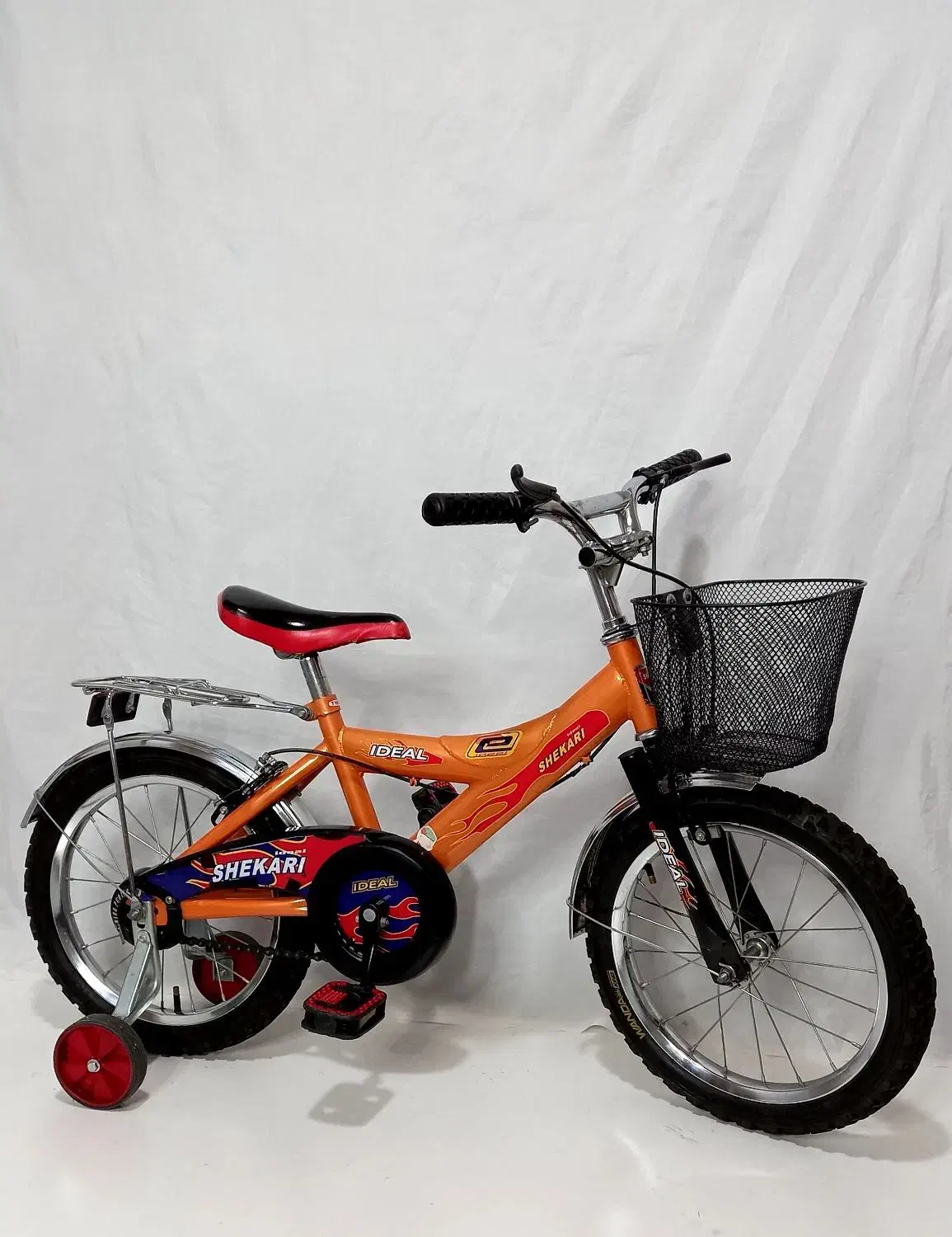 دوچرخه نارنگی سایز۱۶ درحدنو مناسب کادو|دوچرخه، اسکیت، اسکوتر|پرند, فاز ۲|دیوار