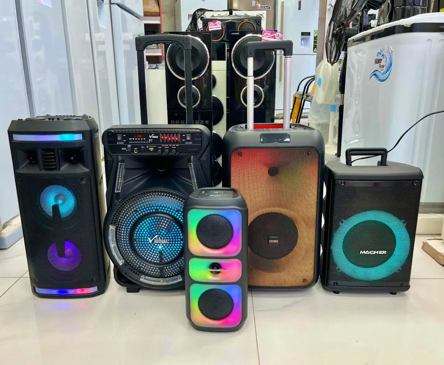 اقساط ۱۲ماهه وبدون پیش پرداخت برای باندواسپیکر|سیستم صوتی خانگی|رشت, یخسازی|دیوار