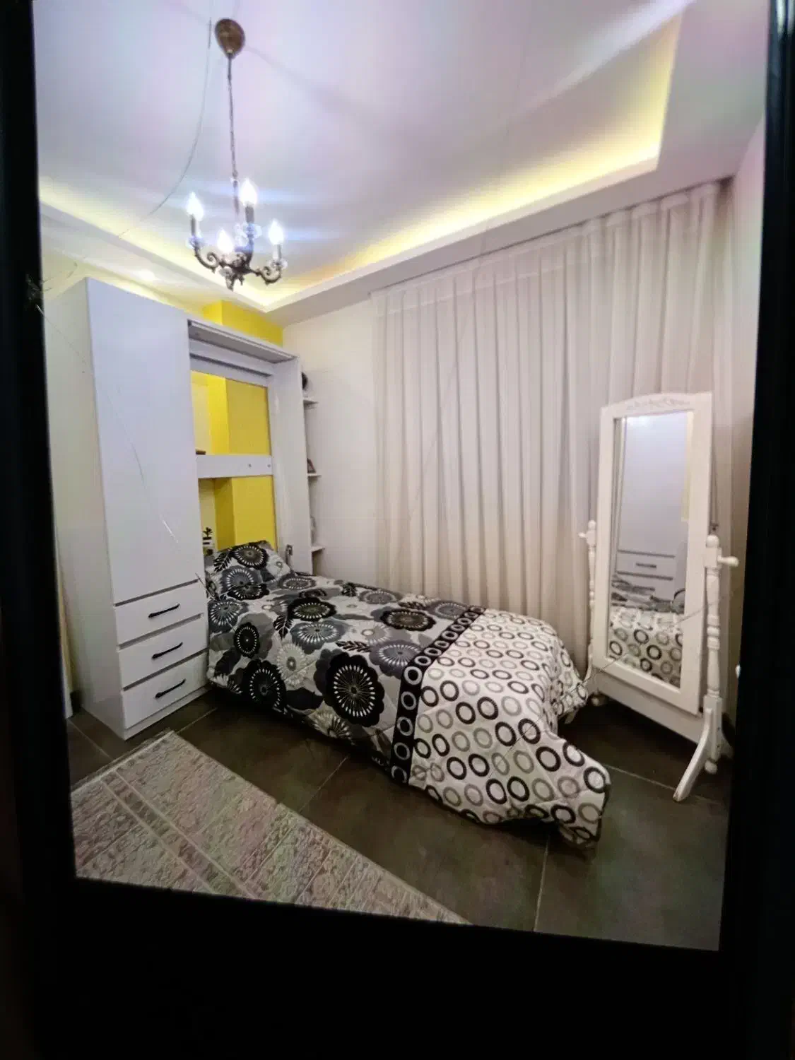 تخت یکنفره تاشو|تخت و سرویس خواب|نیشابور, شهرک قدس|دیوار