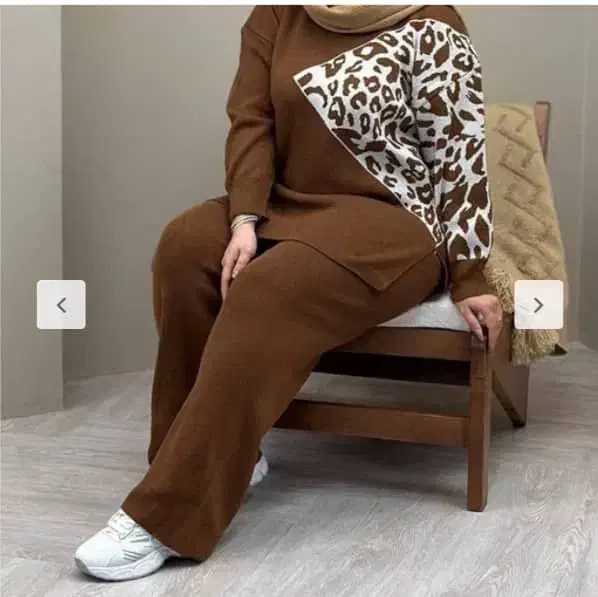 ست بافت پلنگی|لباس|بانه, |دیوار