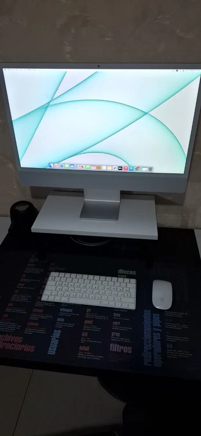 imac m1 2021 silver 8GB 256|رایانه رومیزی|هشتگرد, شهرک بعثت|دیوار