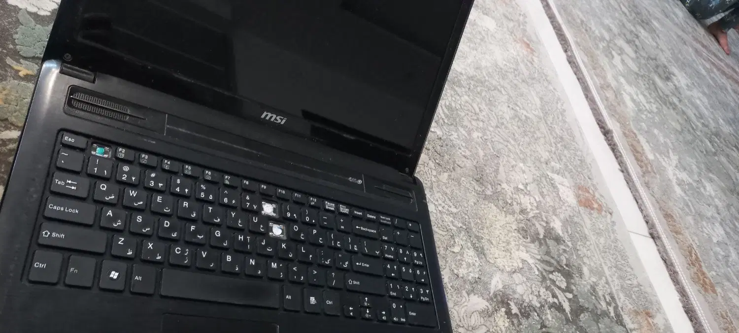لپتاپ msi|رایانه همراه|قروه, |دیوار
