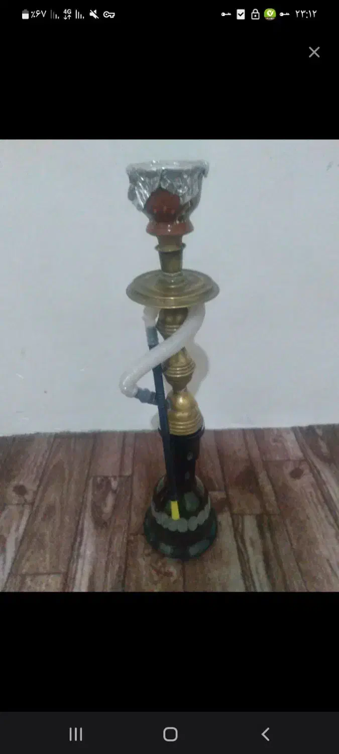 قلیان تنه برنز خوش طعم|صنایع دستی و سایر لوازم تزئینی|سلماس, |دیوار