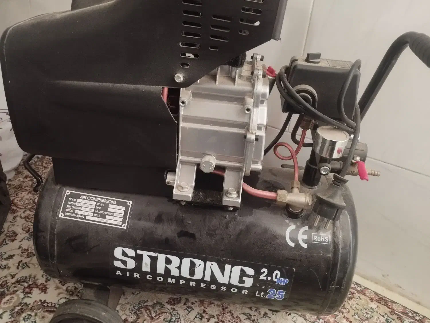 پمپ باد 25 لیتری|ابزارآلات|یزد, |دیوار