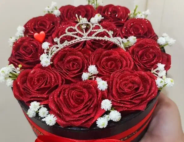 سفارش انواع دسته گل های روبانی و باکس گل|گل مصنوعی|مشهد, شهرک مهر آباد|دیوار