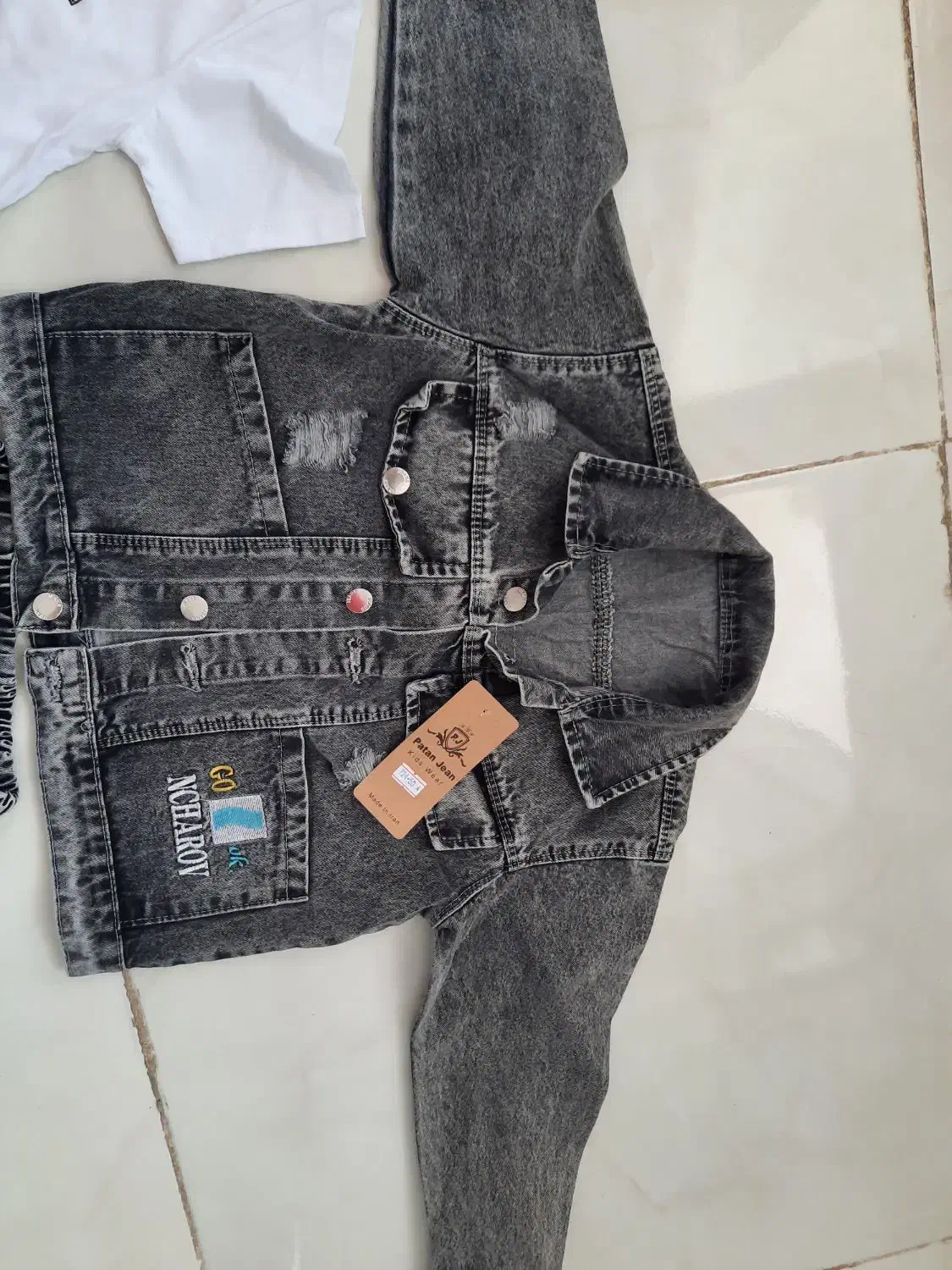 ست ۳ تیکه ذغالی|کفش و لباس بچه|بومهن, |دیوار