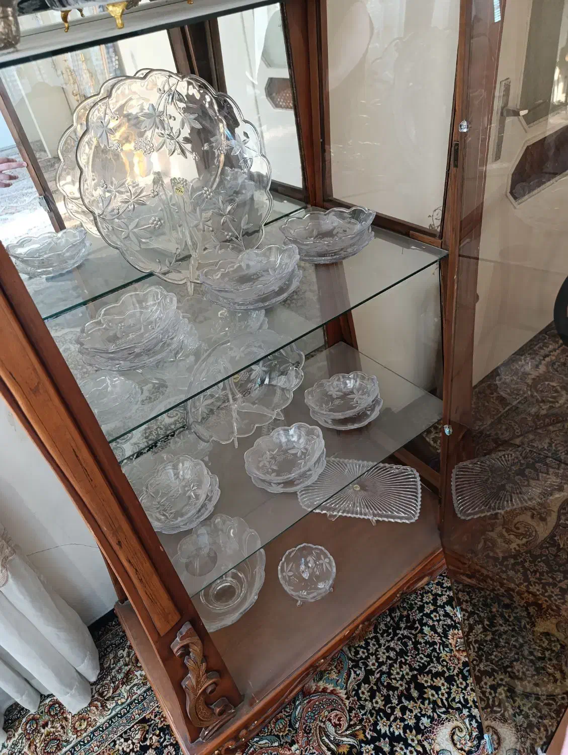 بوفه چوبی|بوفه، ویترین، کنسول|مشهد, سمزقند|دیوار