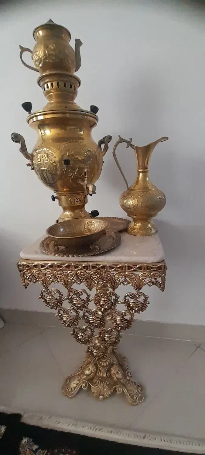 سماور برنجی|صنایع دستی و سایر لوازم تزئینی|گلبهار, شهر جدید گلبهار|دیوار