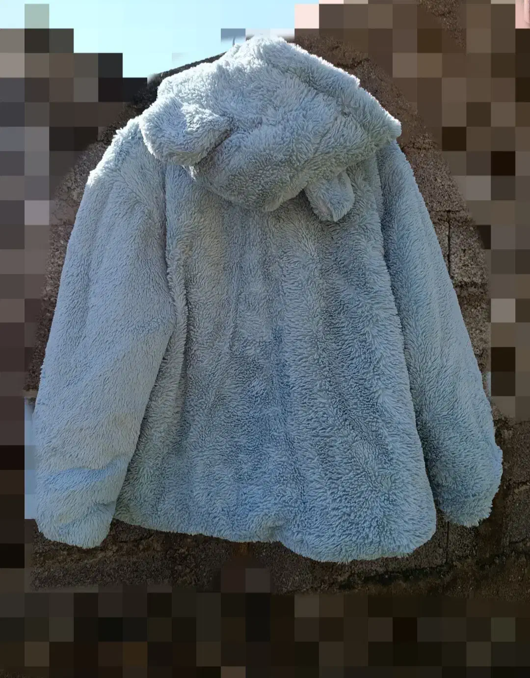 تدی پشمالو آبی و هودی پلنگی|لباس|گوراب زرمیخ, |دیوار