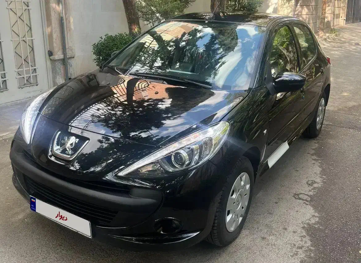 پژو ۲۰۷ TU3 مشکی آبنوس متالیک|خودرو سواری و وانت|اصفهان, باغ زرشک|دیوار