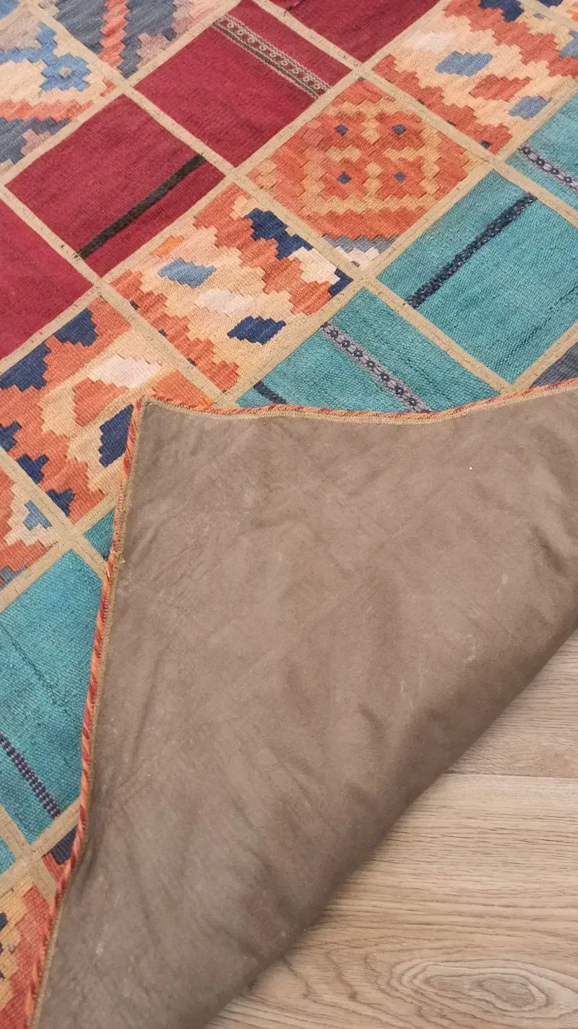 گلیم دست بافت پشت چرمی|فرش|کرج, کوی مهر|دیوار