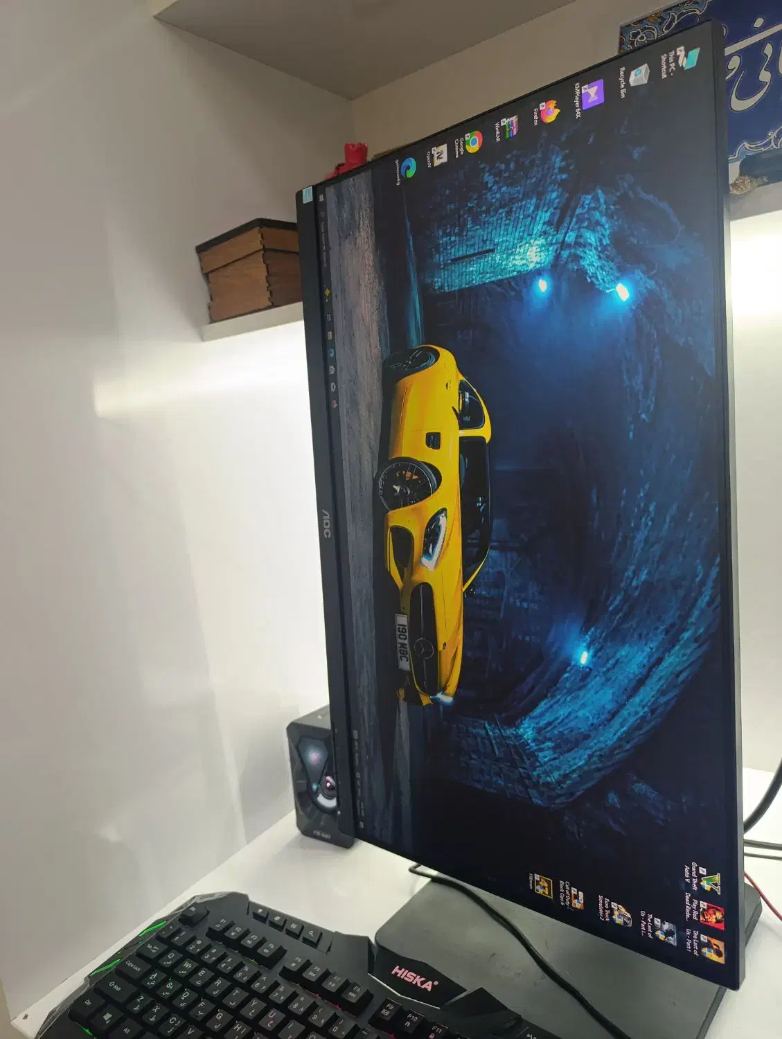 مانیتور 24 اینچ AOC|قطعات و لوازم جانبی رایانه|ایوان, |دیوار