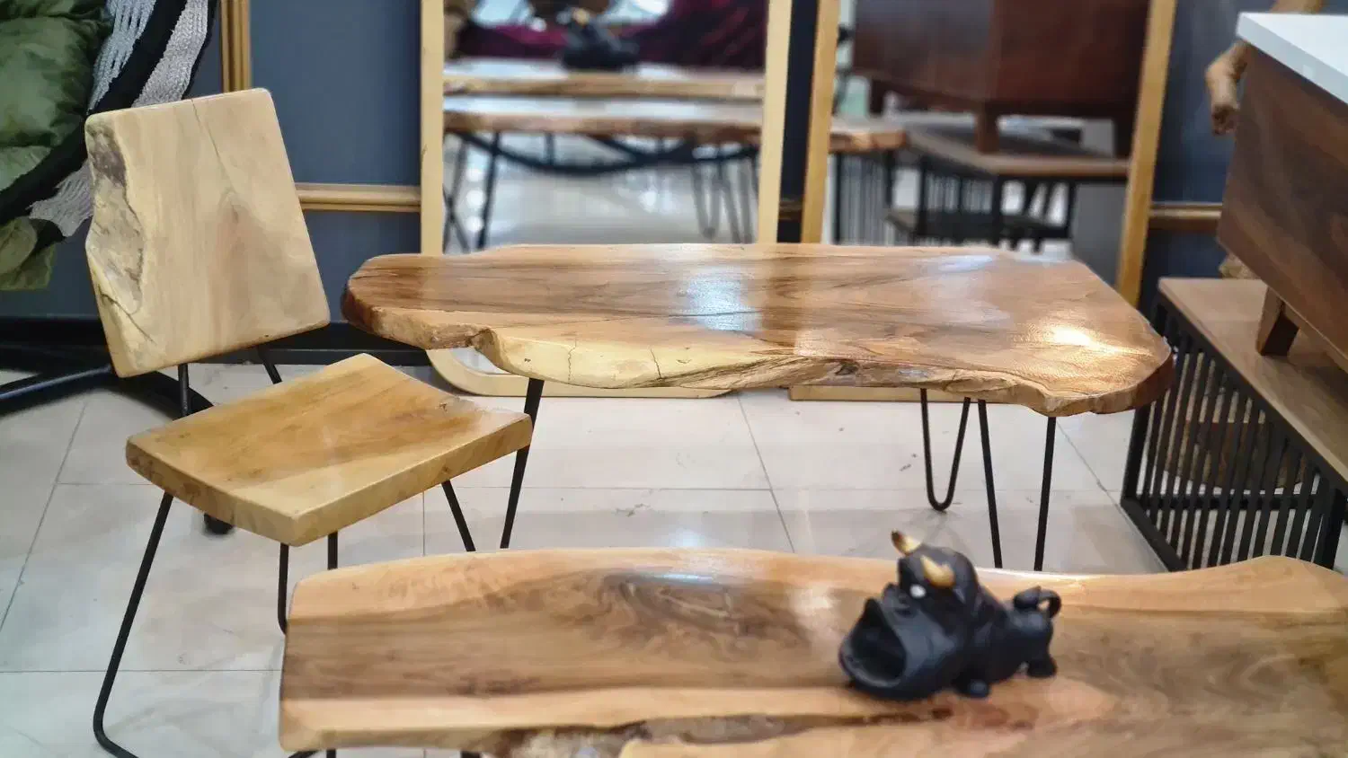 میزو گل میز چوبی|صندلی و نیمکت|شیراز, شهرک ایثار|دیوار