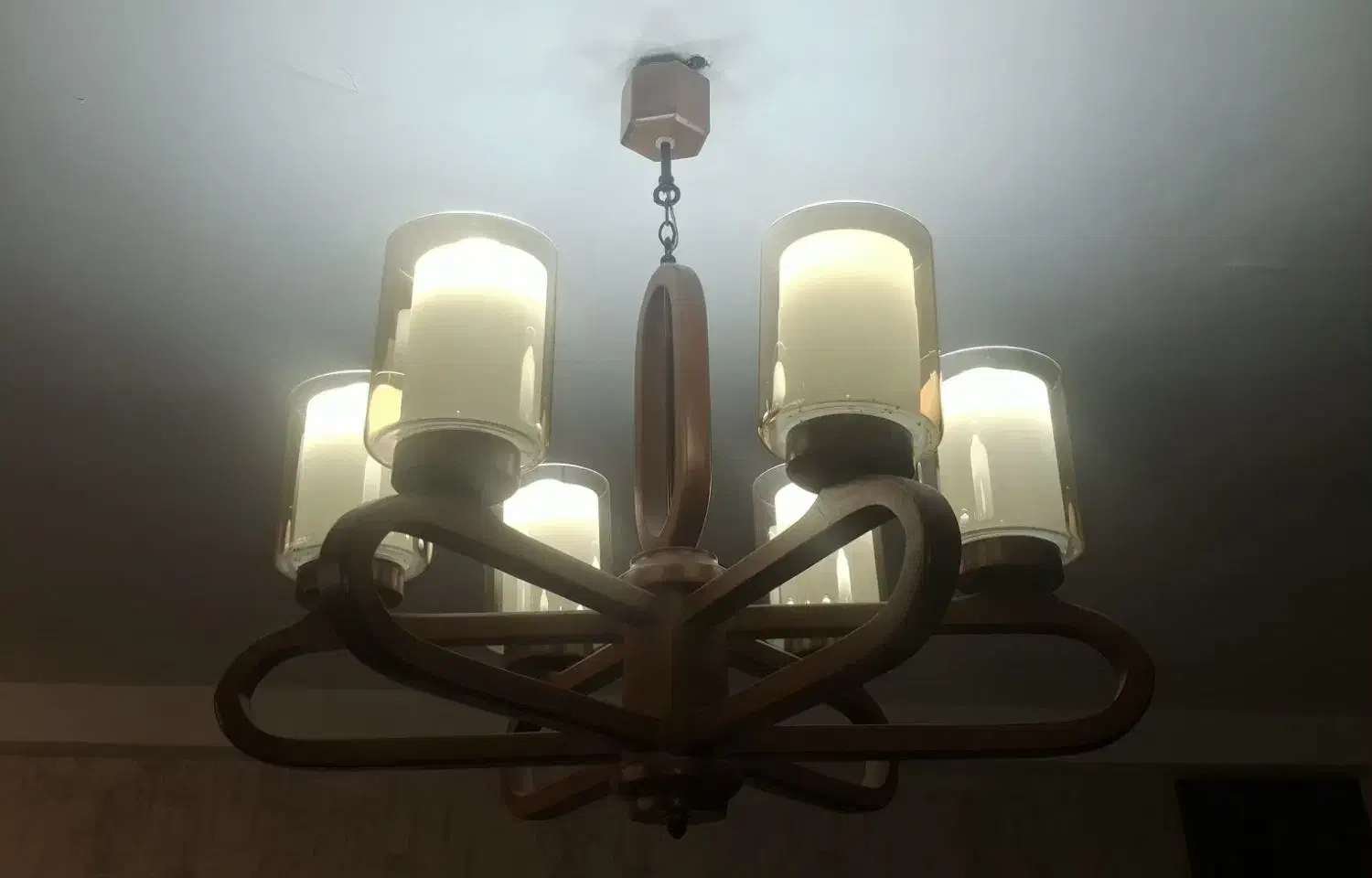 لوسترچوبی|لوستر و چراغ آویز|کرج, کمال‌شهر|دیوار