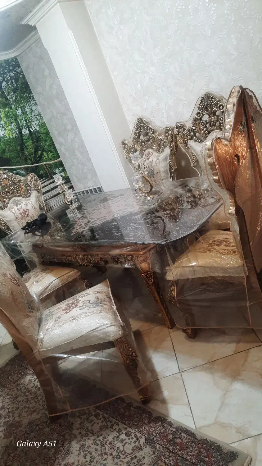 میزناهار خوری ۶نفره|میز و صندلی غذاخوری|اسلام‌شهر, شهرک الهیه|دیوار