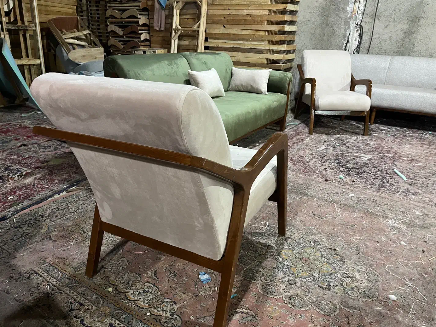 مبل مینیمال تکی هلندی|مبلمان خانگی و میز عسلی|محمدشهر, ولدآباد|دیوار