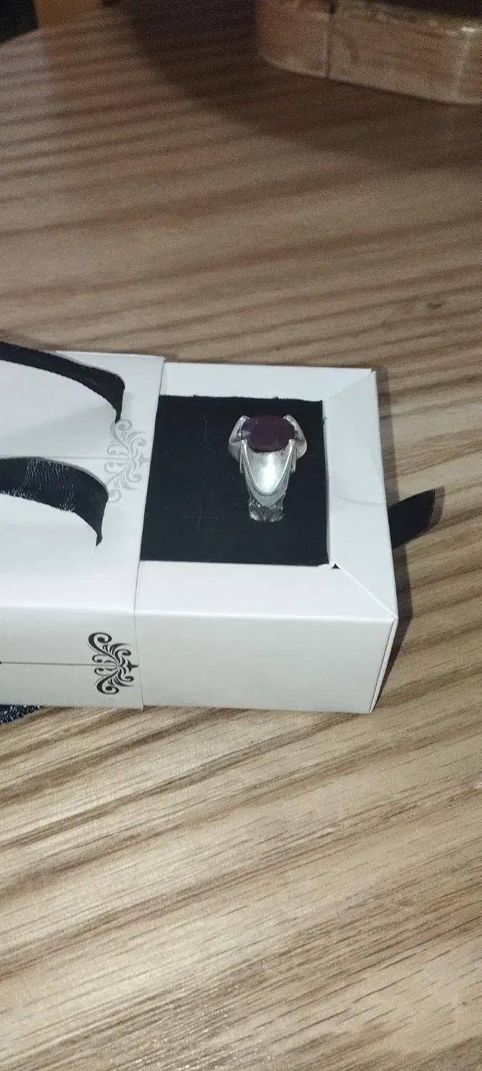 انگشتر نقره 999 یاقوت برمه خاص|جواهرات|تهران, مسعودیه|دیوار