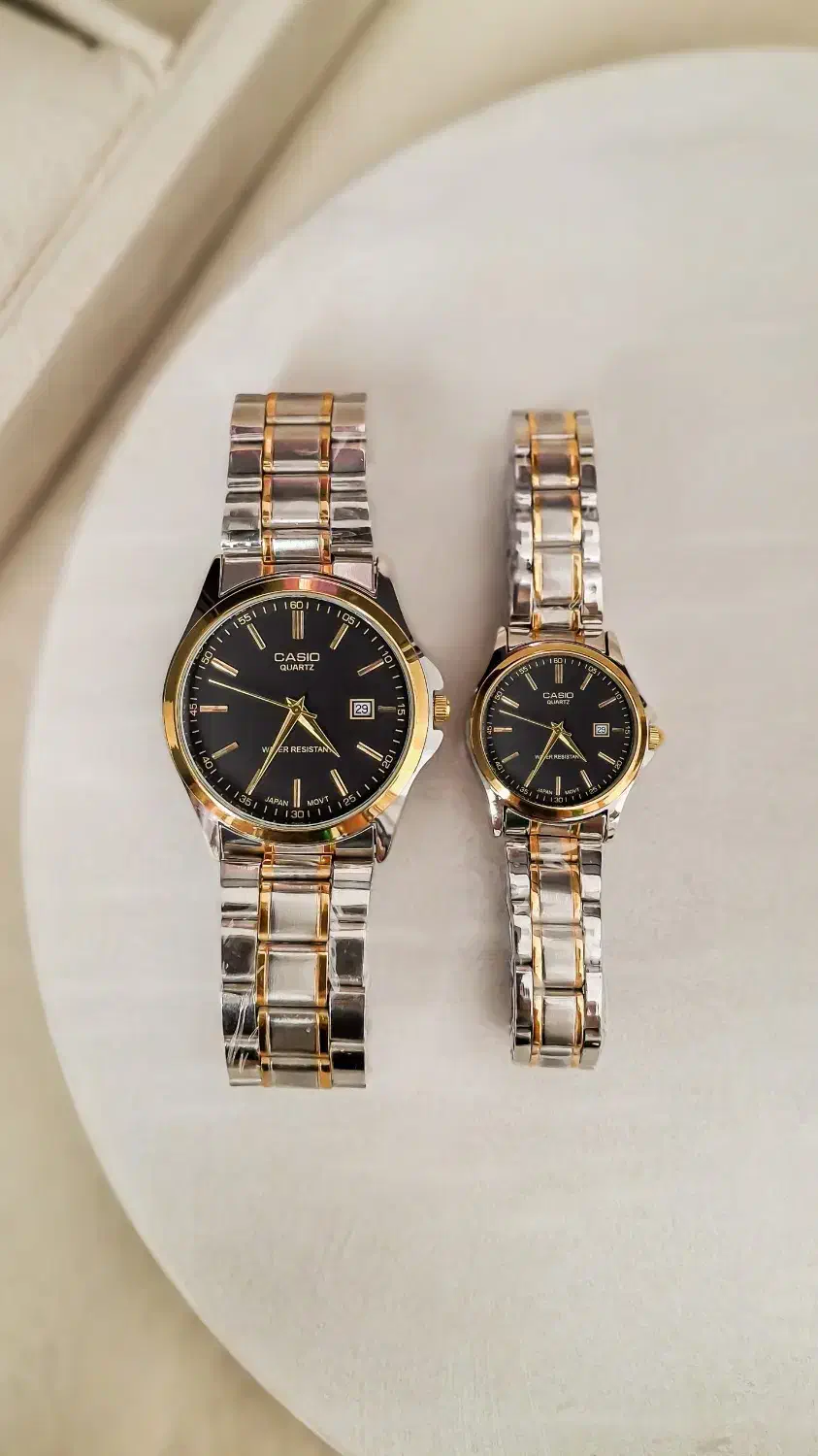 کاسیوکلاسیک مردانه صفحه سفید و ص مشکی|ساعت|بوژگان, |دیوار