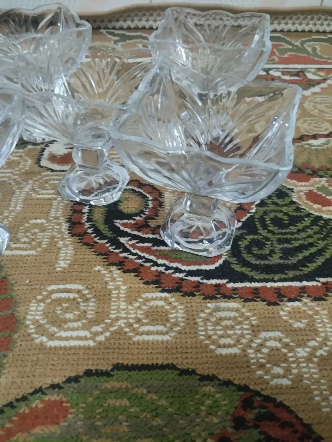 پیاله شیشه اجیل خوری|ظروف سرو و پذیرایی|قم, ولیعصر|دیوار