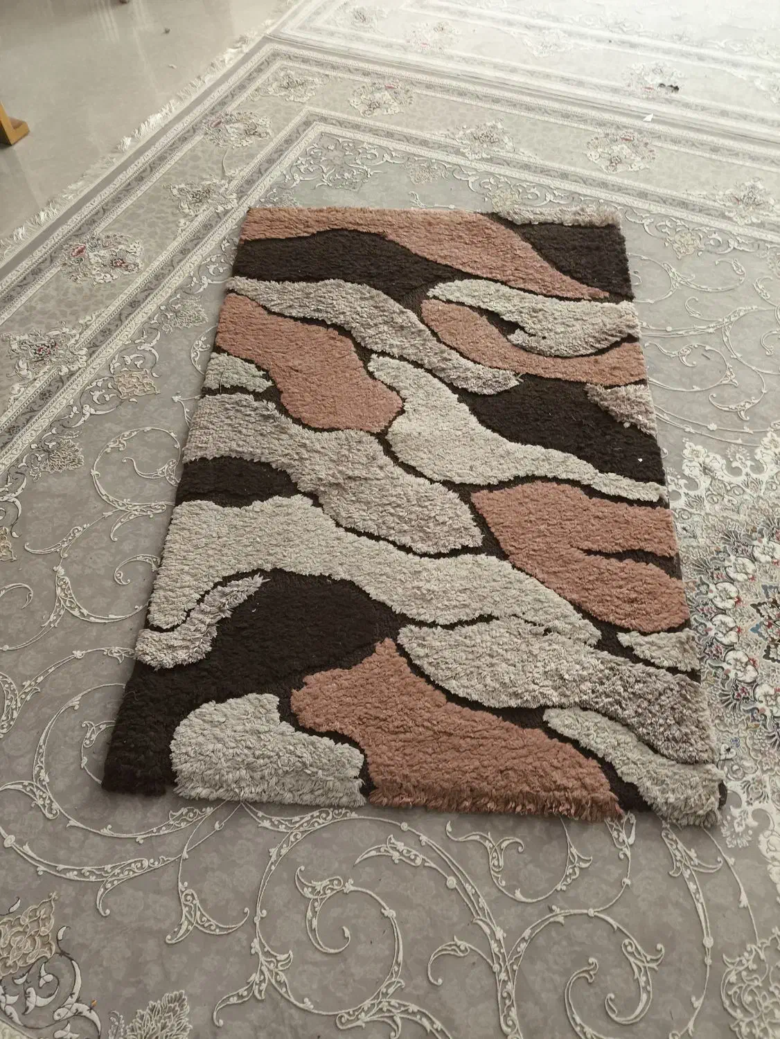 تخته قالیچه ۱ در ۱.۵ فانتزی و شگی (ترک و ایرانی)|فرش|شهریار, شهرک وائین|دیوار