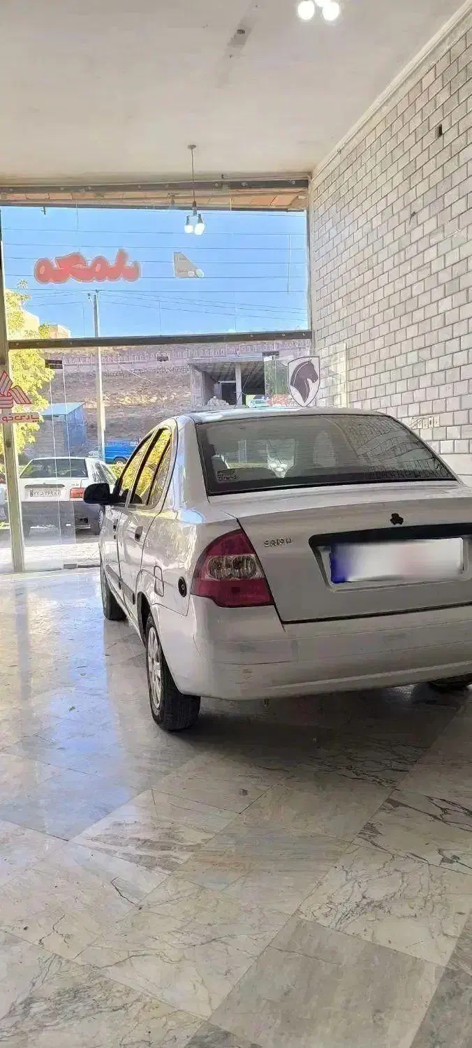 تیبا یک مدل ۹۱دوگانه سوز دستی|خودرو سواری و وانت|فارسان, |دیوار