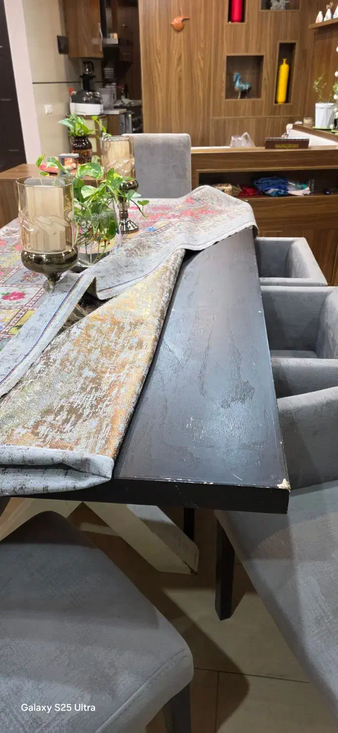 میز نهارخوری ۸ نفره|میز و صندلی غذاخوری|بابل, |دیوار