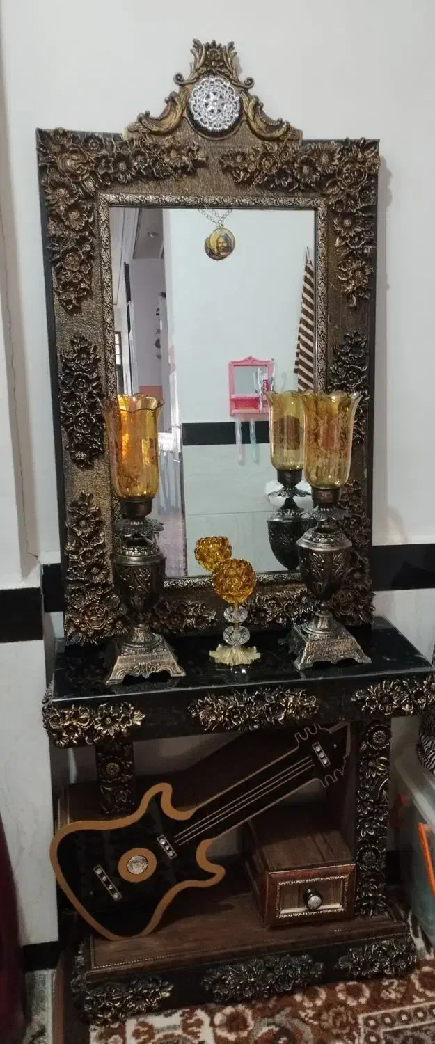 اینه شمعدان|بوفه، ویترین، کنسول|میاندوآب, |دیوار