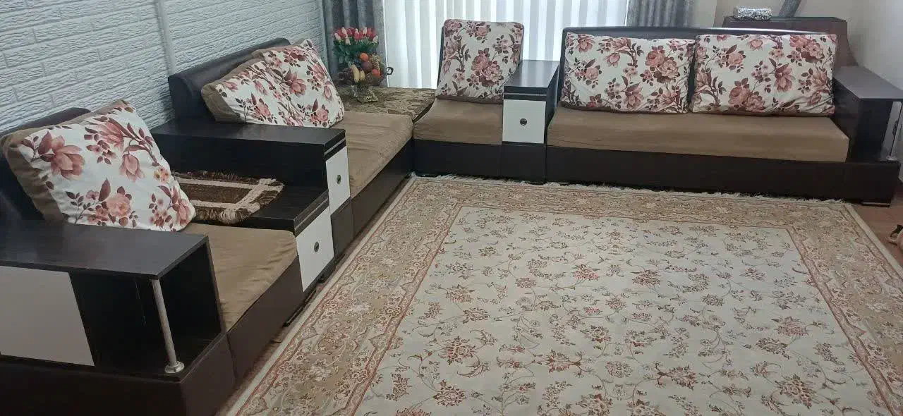 مبل ال 7 نفره|مبلمان خانگی و میز عسلی|رشت, سعدی (تختی)|دیوار