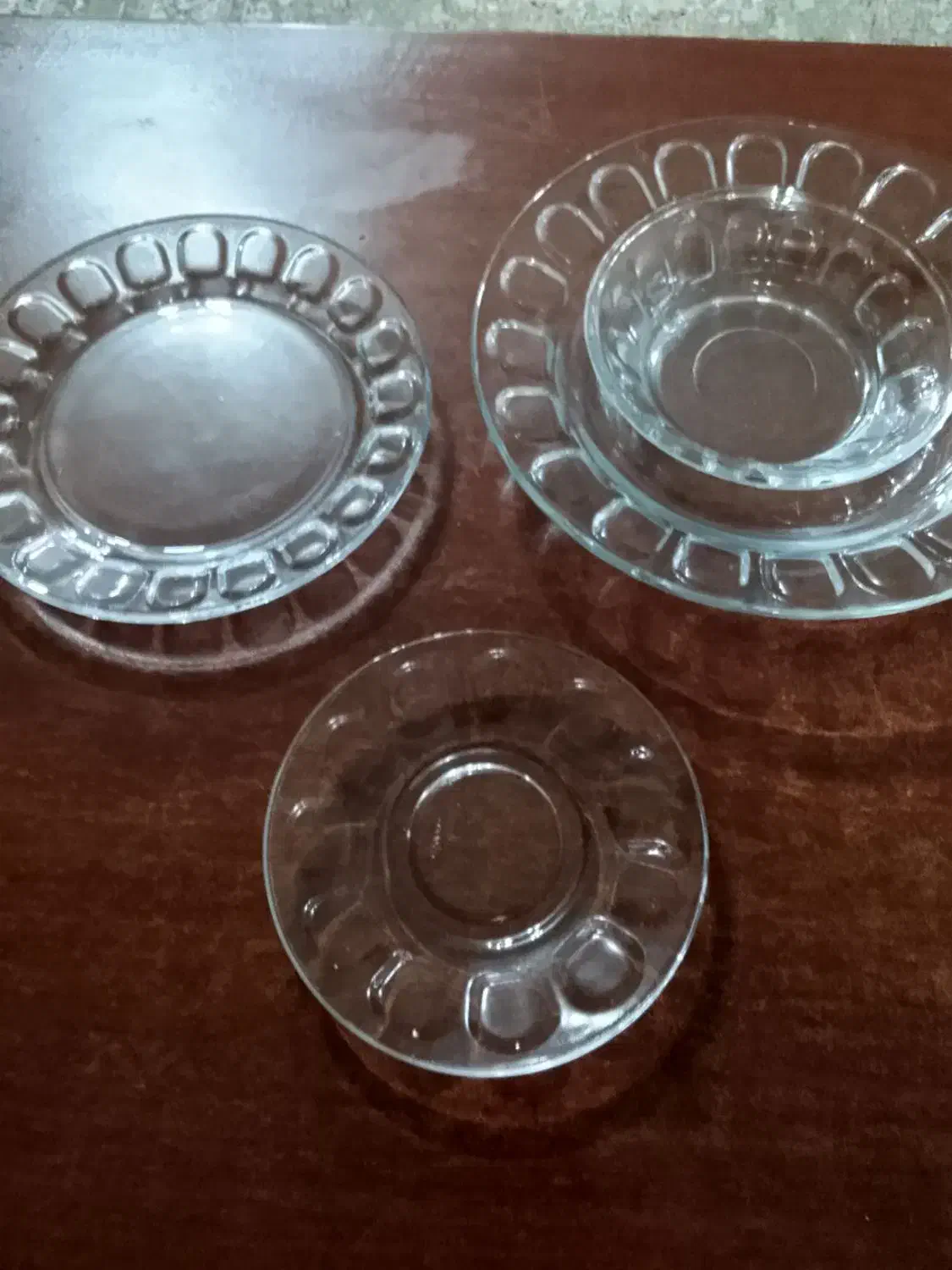 سرویس شیشه 30نفر ده حدی صفری دا|ظروف سرو و پذیرایی|مهاباد (آذربایجان غربی), |دیوار