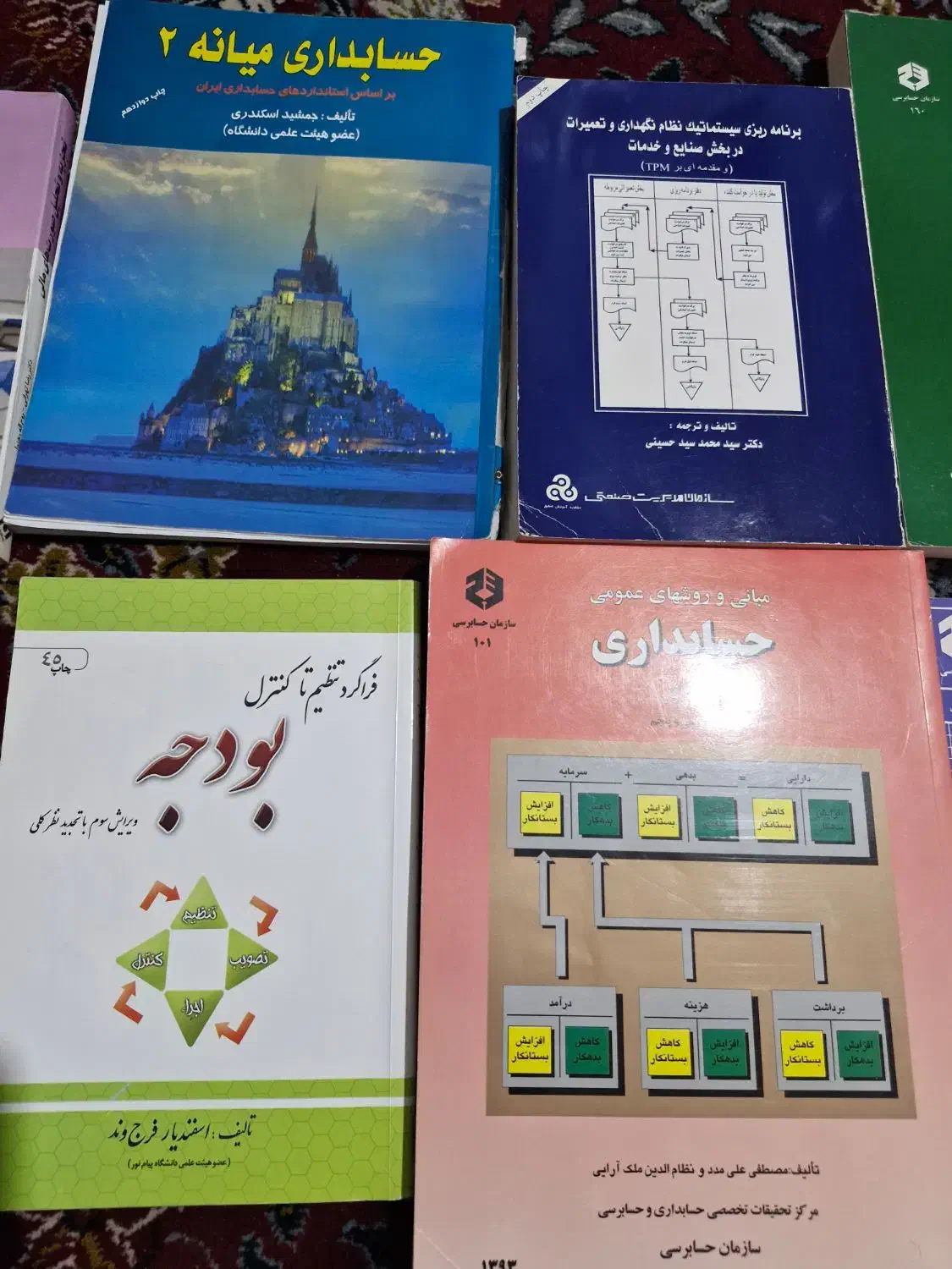 کتاب های دانشگاهی رشته حسابداری و مدیریت|کتاب و مجله آموزشی|شیراز, شهرک گلدشت حافظ‎|دیوار