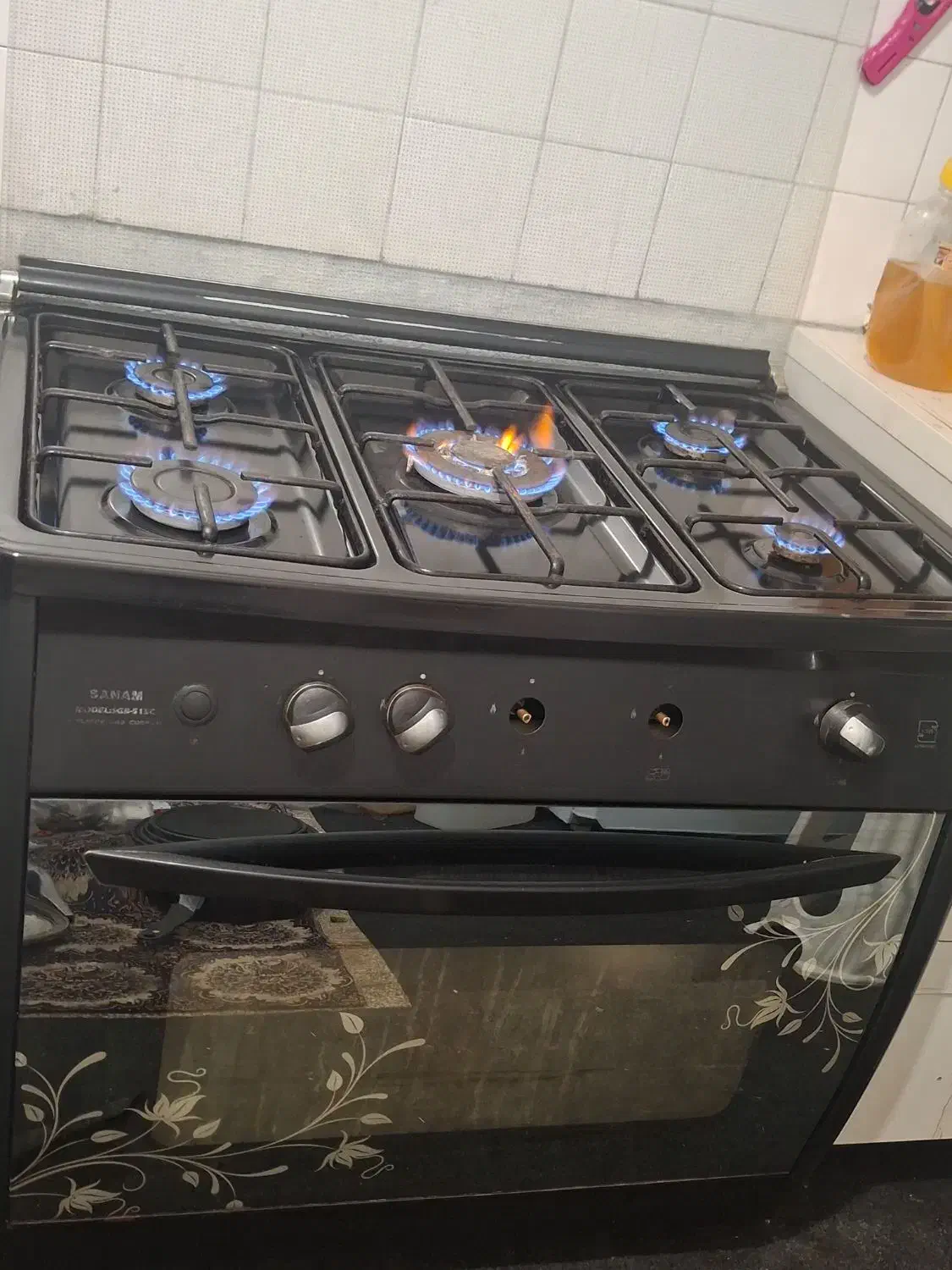 گاز ۵ شعله|اجاق گاز و لوازم برقی پختوپز|پاکدشت, پاکدشت (مامازند)|دیوار