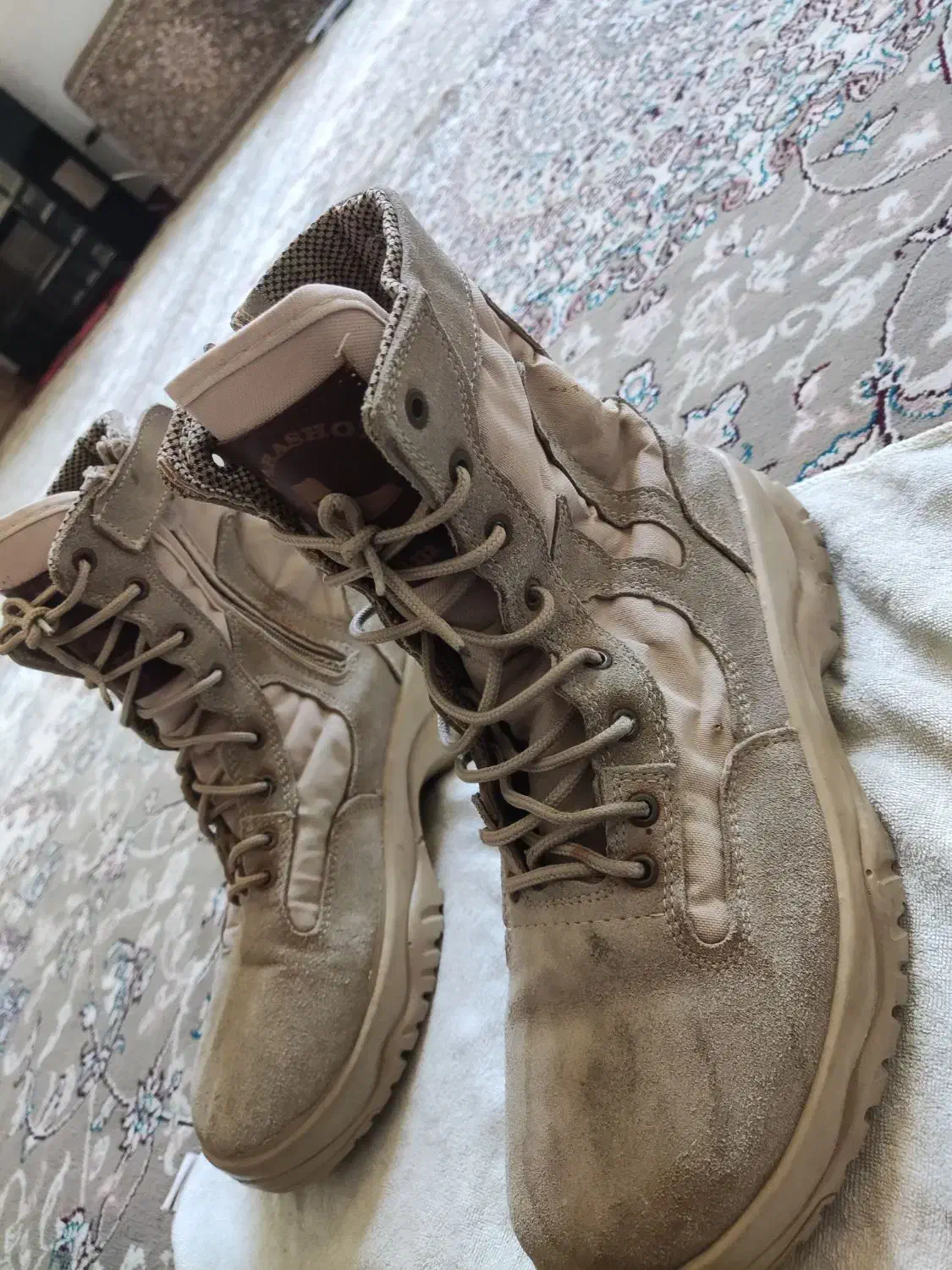 پوتین نظامی اصل برای کوهنوردی|کیف، کفش، کمربند|بانه, |دیوار