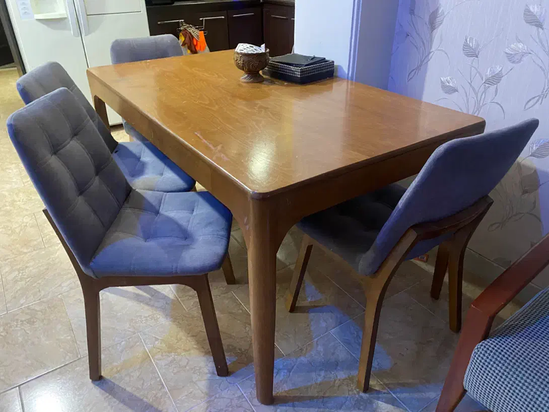 میز و صندلی ناهارخوری شش نفره|میز و صندلی غذاخوری|گرگان, |دیوار