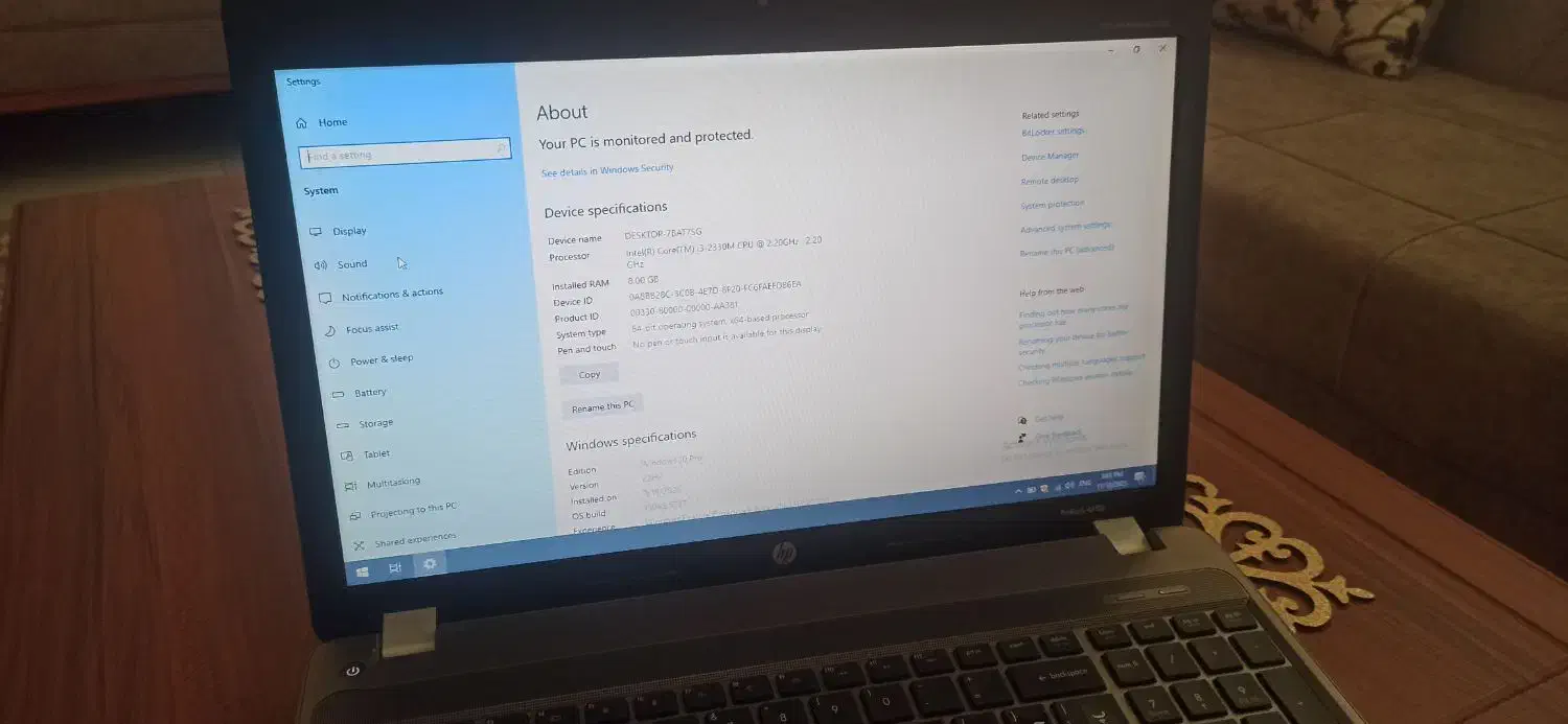 لپ تاپ اچ پی|رایانه همراه|کرمانشاه, |دیوار