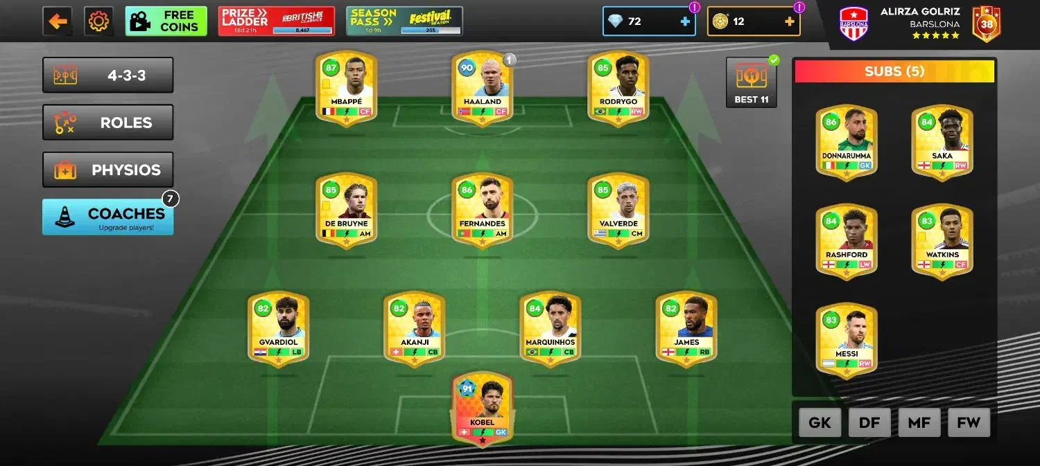 اکانت دریم لیگ 2025 دی ال اس|کنسول، بازی ویدئویی و آنلاین|گناباد, |دیوار