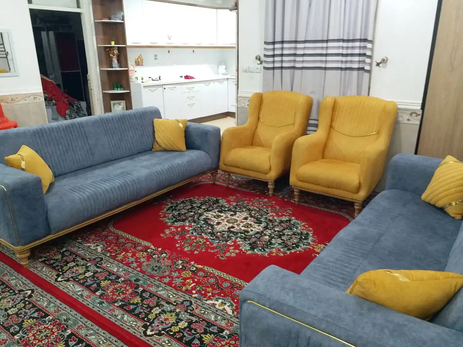 مبل هشت نفره نو|مبلمان خانگی و میز عسلی|بندر گناوه, |دیوار