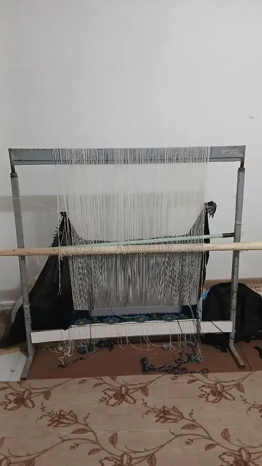 دار گلیم بافی|گلیم، جاجیم، گبه|کارون, |دیوار