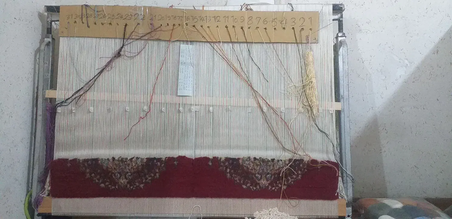 تابلو فرش جفت به همراه دار و نخ اضافی قیمت مناسب|تابلو فرش|کرمانشاه, |دیوار