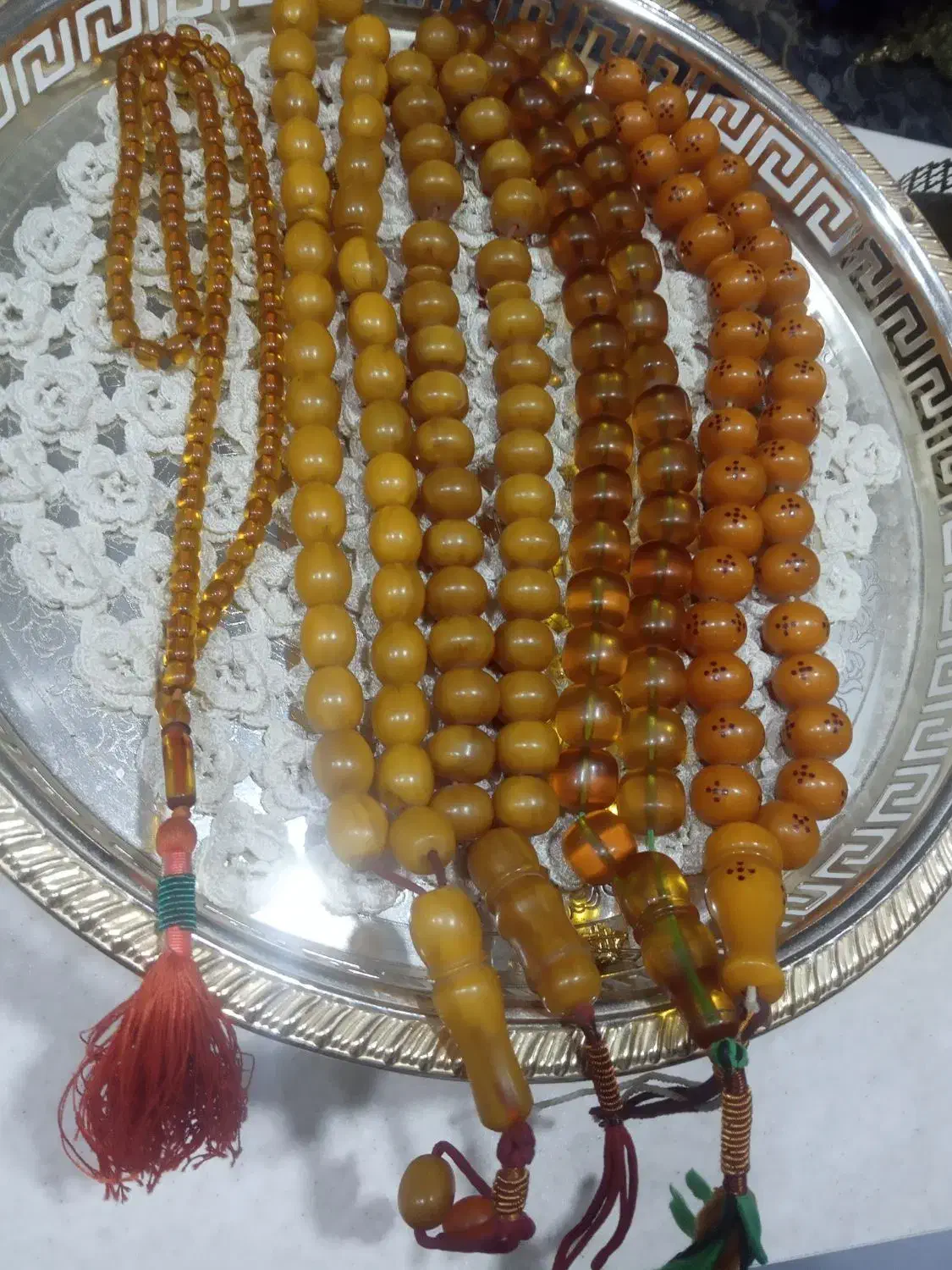 تسبیح های سندلوس کارکرده|جواهرات|زاهدان, |دیوار