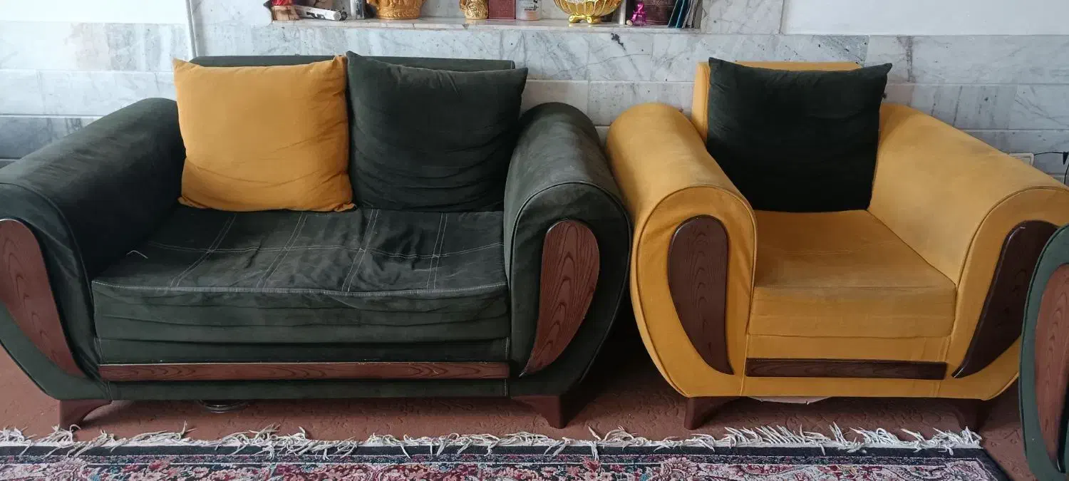 مبل دست دو|مبلمان خانگی و میز عسلی|بیرجند, |دیوار