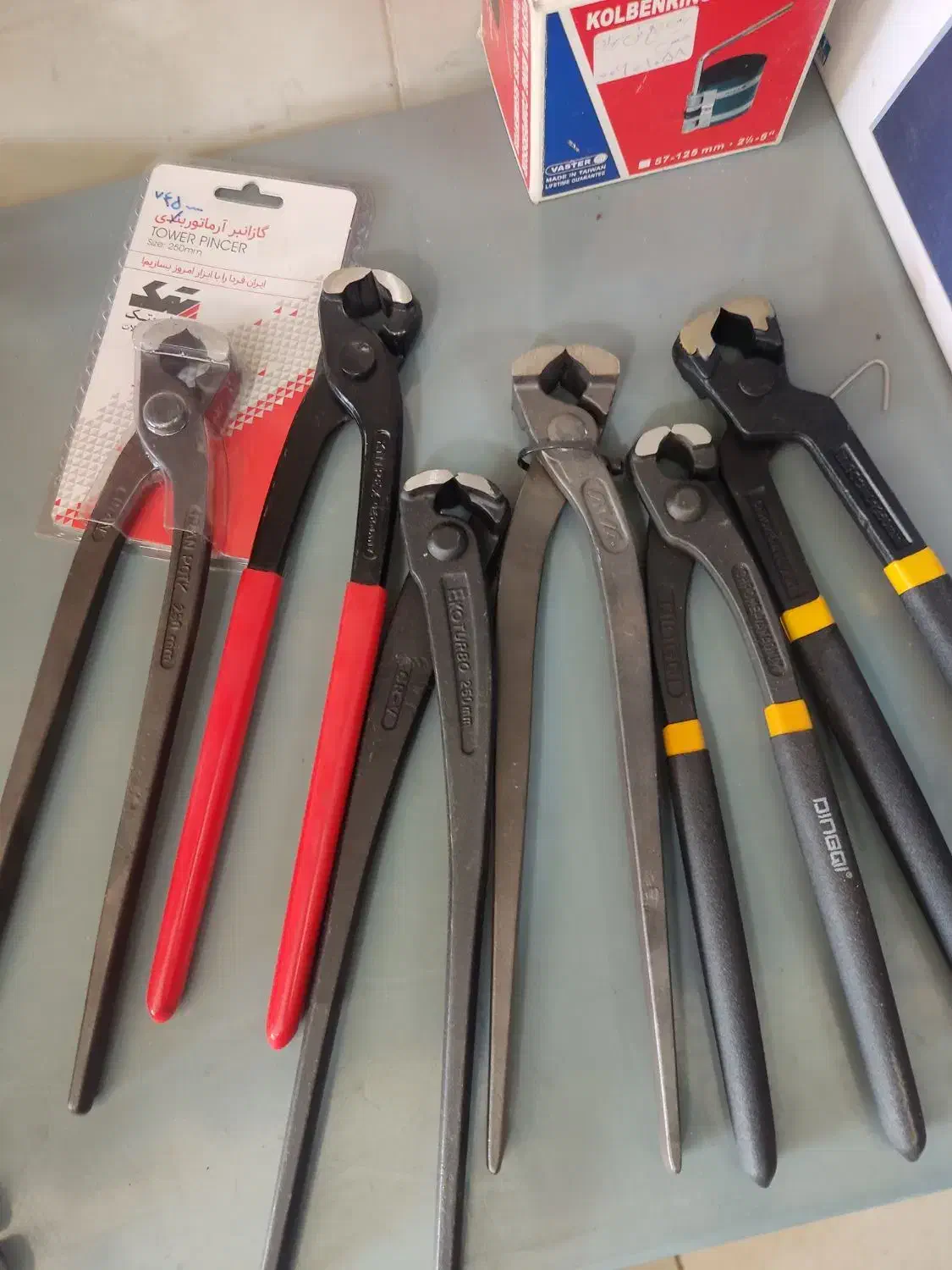 گاز انبر کنیپکس و جعبه بکس|ابزارآلات|سنندج, |دیوار