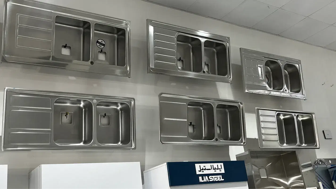 سینک استیل (ایلیا استیل) و (اخوان)|آب‌چکان و نظم‌دهنده ظروف|سبزوار, قصبه اب یمین|دیوار