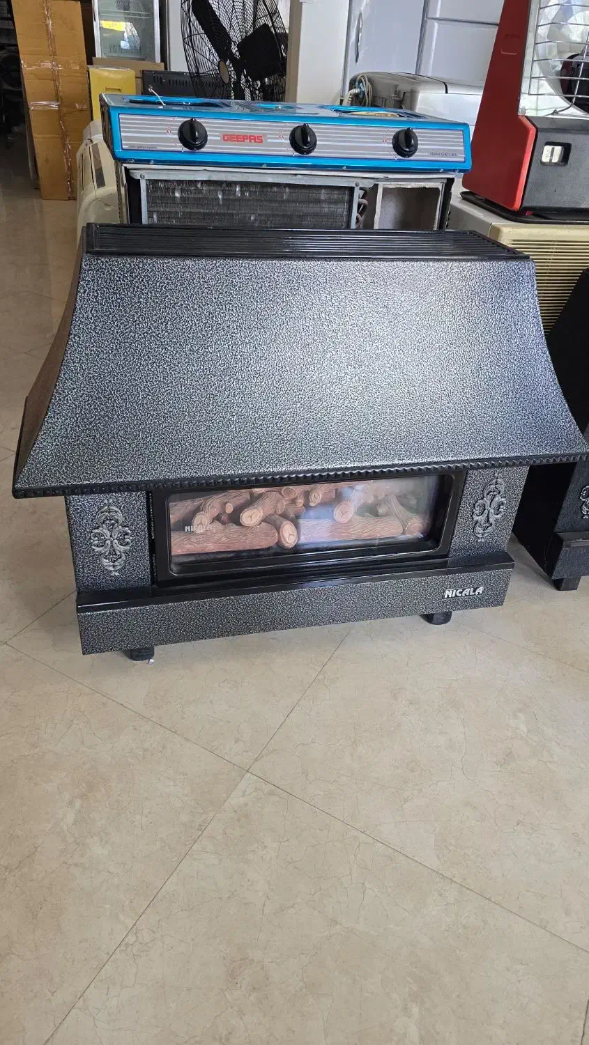 بخاری نیکالا|بخاری، هیتر، شومینه|لار, |دیوار