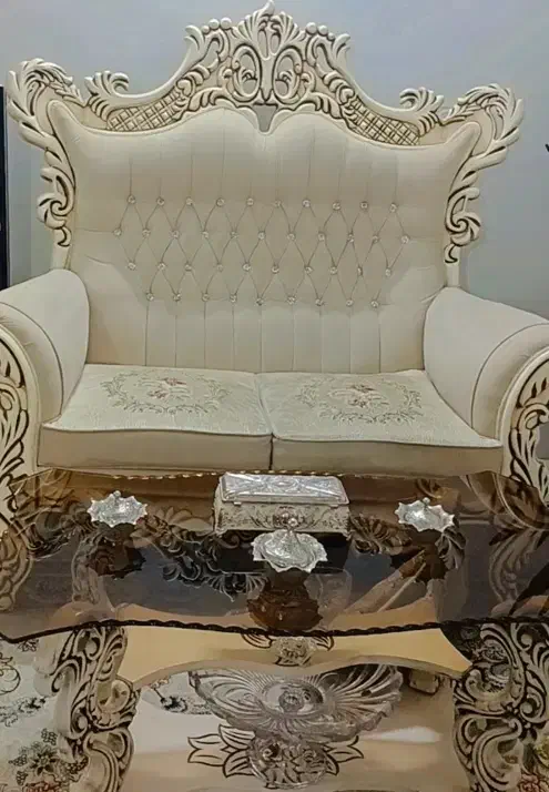 مبل ۷ نفره استیل و مبل ۷ نفره نیمه استیل|مبلمان خانگی و میز عسلی|مشهد, شاهد (شهرک غرب)|دیوار